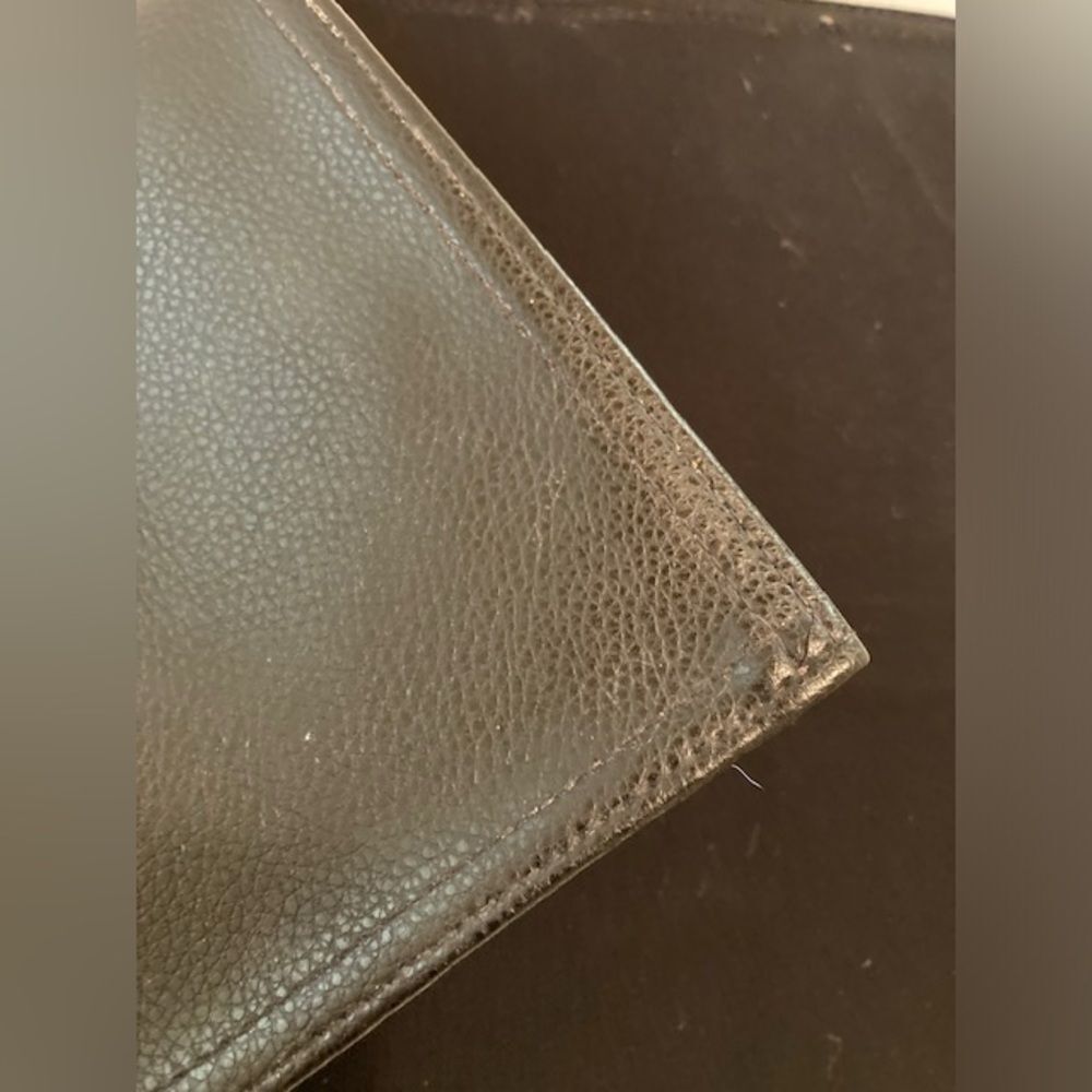 Placemats Bed Bath & Beyond Faux Leather Black 13” x 18” Lot of 6 Home Decor - Picture 5 of 8